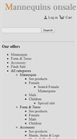 Mobile Screenshot of mannequins-onsale.com